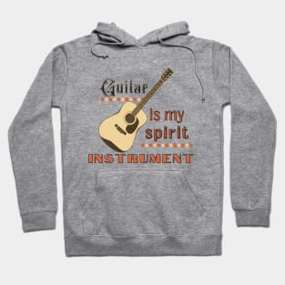 Music instruments are my spirit,  acoustic guitar. Hoodie